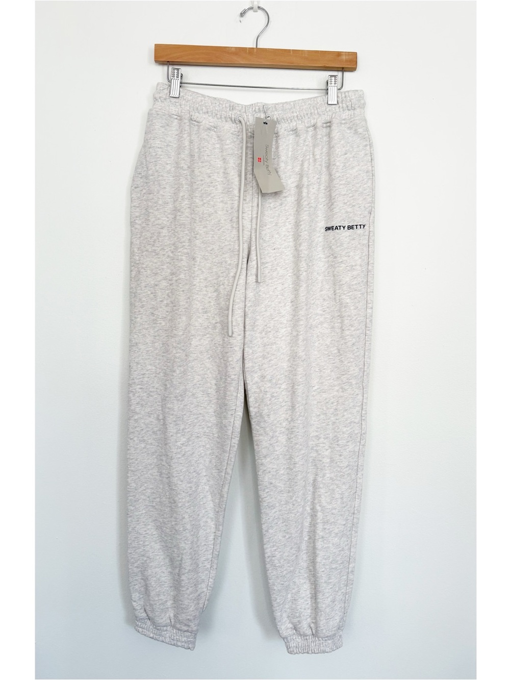 Sweaty Betty || Revive Relaxed Joggers Sweatpants in Ice Grey Marl M NWT - Picture 2 of 11